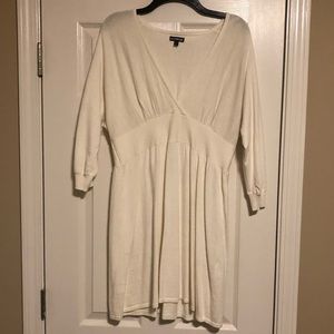 NWOT - Winter White Express Knit Dress